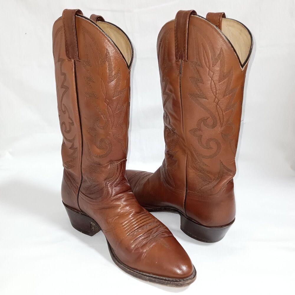 Dan Post Classic Western Cowboy Boot Brown Size 9 D 16781